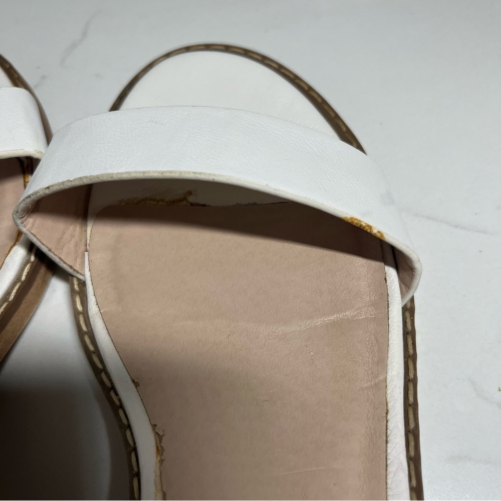 Topshop White Heartbreaker Two Part Heel Sandals 9 - Picture 8 of 13